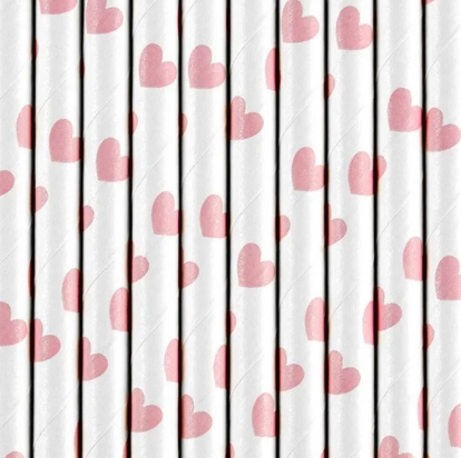 Kõrred, roosad südamed (10 tk.)