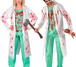 Kostüüm „Zombi kirurg“ (M/L) 2