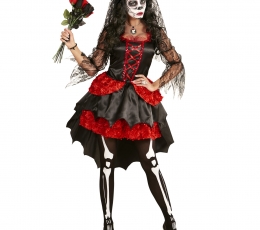 Kostüüm "Dia de los Muertos Bride" (XS)