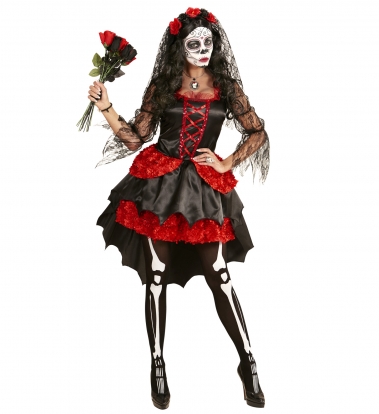 Kostüüm "Dia de los Muertos Bride" (XS)