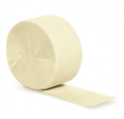 Krepp-paberist dekoratsioonilint, šampanja  (24,6 m)