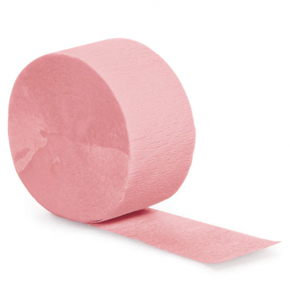 Krepppaberist dekoratsioonilint, roosa (24,6 m)