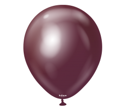  Kroomitud õhupall, burgundia (30 cm/Kalisan)