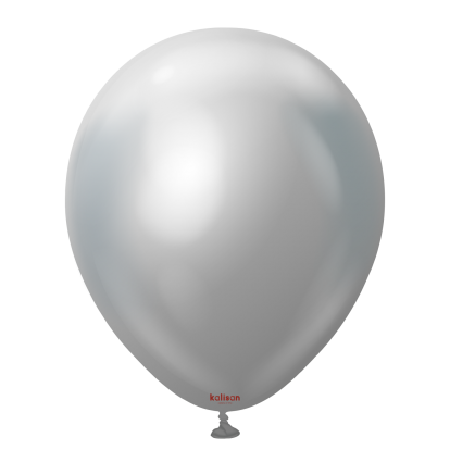 Kroomitud õhupall, hõbedane (12 cm/Kalisan)