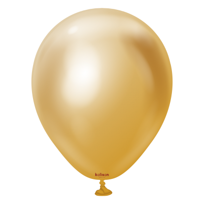 Kroomitud õhupall, kuldne (30 cm/Kalisan)