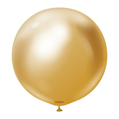 Kroomitud õhupall, kuldne (60 cm/Kalisan)