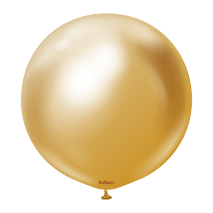 Kroomitud õhupall, mirror gold (1 m/Kalisan)