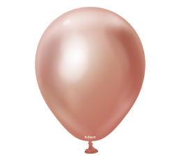 Kroomitud õhupall, mirror rose gold (45 cm/Kalisan)
