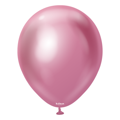 Kroomitud õhupall, mirror pink (30 cm/Kalisan)