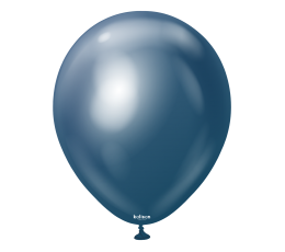 Kroomitud õhupall, tumesinine (12 cm/Kalisan)