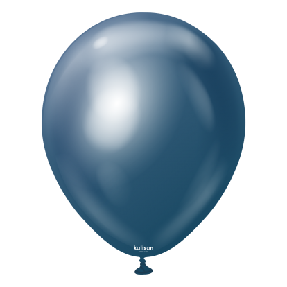 Kroomitud õhupall, tumesinine (12 cm/Kalisan)