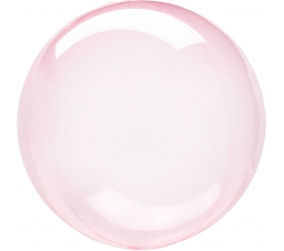 Kummist õhupall-clearz, roosa (40 cm)