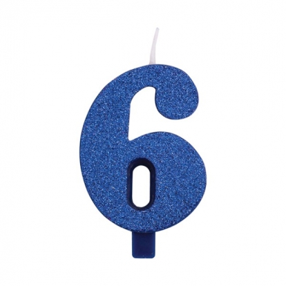  Küünal "6", sinine (9,5 cm)