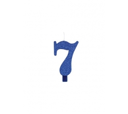  Küünal "7", sinine (9,5 cm)
