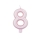  Küünal "8", roosa pärlmutter (7 cm)