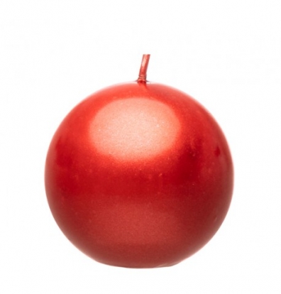 Küünal, punane ümmargune (6 cm)