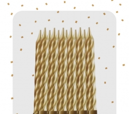 Küünlad „Kuldsed keerud“ (10 tk) 1