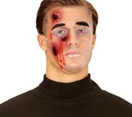 Läbipaistev mask „Veritsevad haavad“ 1
