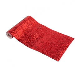 Lauajooks, läikiv punane (15 cm x 1,4 m)