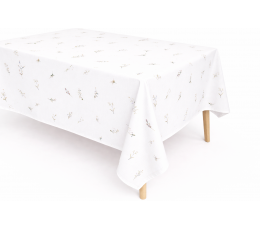 Laudlina „Lamina“, valge riidest (140x250 cm)