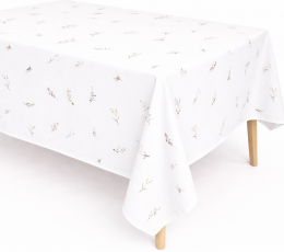 Laudlina „Lamina“, valge riidest (140x250 cm)