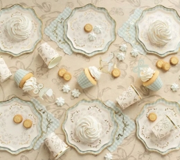 Taldrikud „Lillekesed lipsukestega“ (6 tk/20 cm) 1