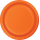 Taldrikud, oranžid (8 tk./22,2 cm)