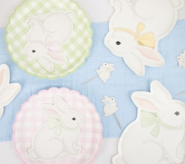 Taldrikud „Pastelsed ruudud“ (8 tk / 23 cm) 2