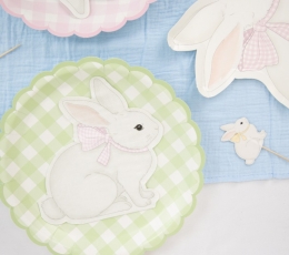 Taldrikud „Pastelsed ruudud“ (8 tk / 23 cm) 1