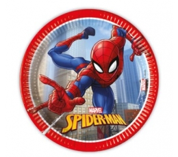 Taldrikud "Spiderman Crime Fighter" (8 tk./20 cm)