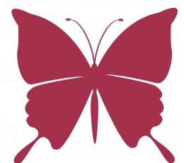 Liblikad "Dream S"/ Burgundia (20 tk)
