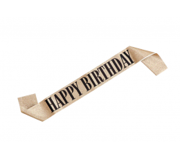 Lint "Happy Birthday", kuldne