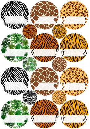 Topside kleebised "Safari"