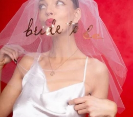 Loor "Bride to be", pikk (63 cm) 1