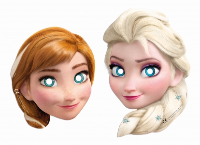 Maskid "Frozen" (6 tk.)