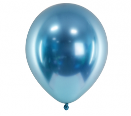 Kroomitud õhupall, sinine (30 cm/Party Deco)