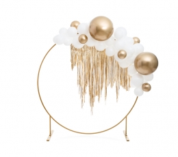 Kroomitud õhupall, ümmargune kuldne (60 cm/Party Deco) 1