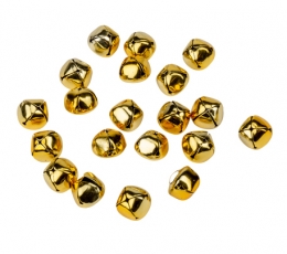 Mini kuljused, kuldsed (20 tk. 1,5 cm)