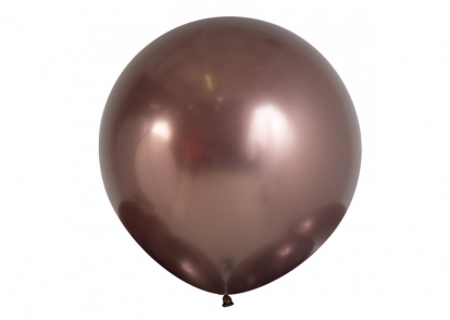 Õhupall kroomitud, pruun (60 cm/Sempertex)