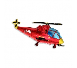 Õhupall "Punane helikopter" (60 cm)