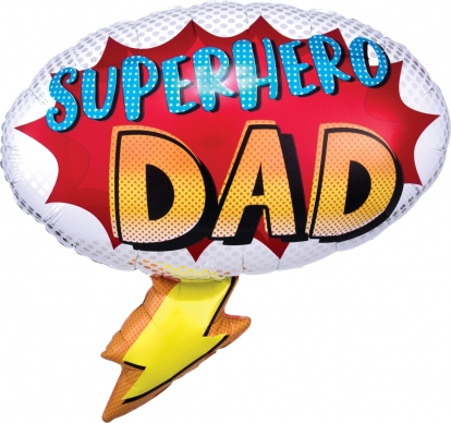 Õhupall "Superhero Dad" (68x66 cm)