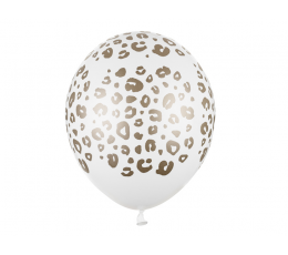 Õhupall, valge täpiline (30 cm)