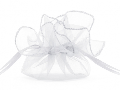 Organza kott, valge (25 cm)