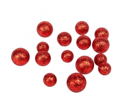 Pallid-kaunistused, punased (15 tk./1,5-3 cm)