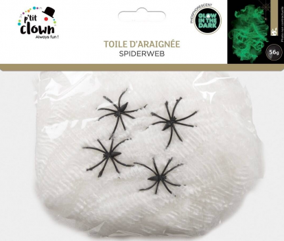 Pimedas helendav ämblikuvõrk (56 g)