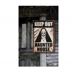 Plakat "Keep out - Haunted House" (24X36 cm)