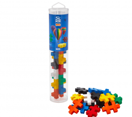 Plus Plus konstruktor, suured detailid (põhivärvid), 15 tk.