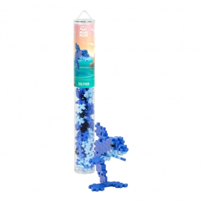 Plus Plus konstruktor „Värviline delfiin“, 100 detaili