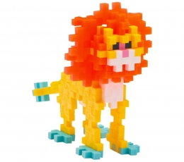 Plus Plus konstruktor, Värviline lõvi, 100 detaili 1