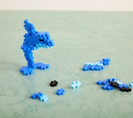 Plus Plus konstruktor „Värviline delfiin“, 100 detaili 2